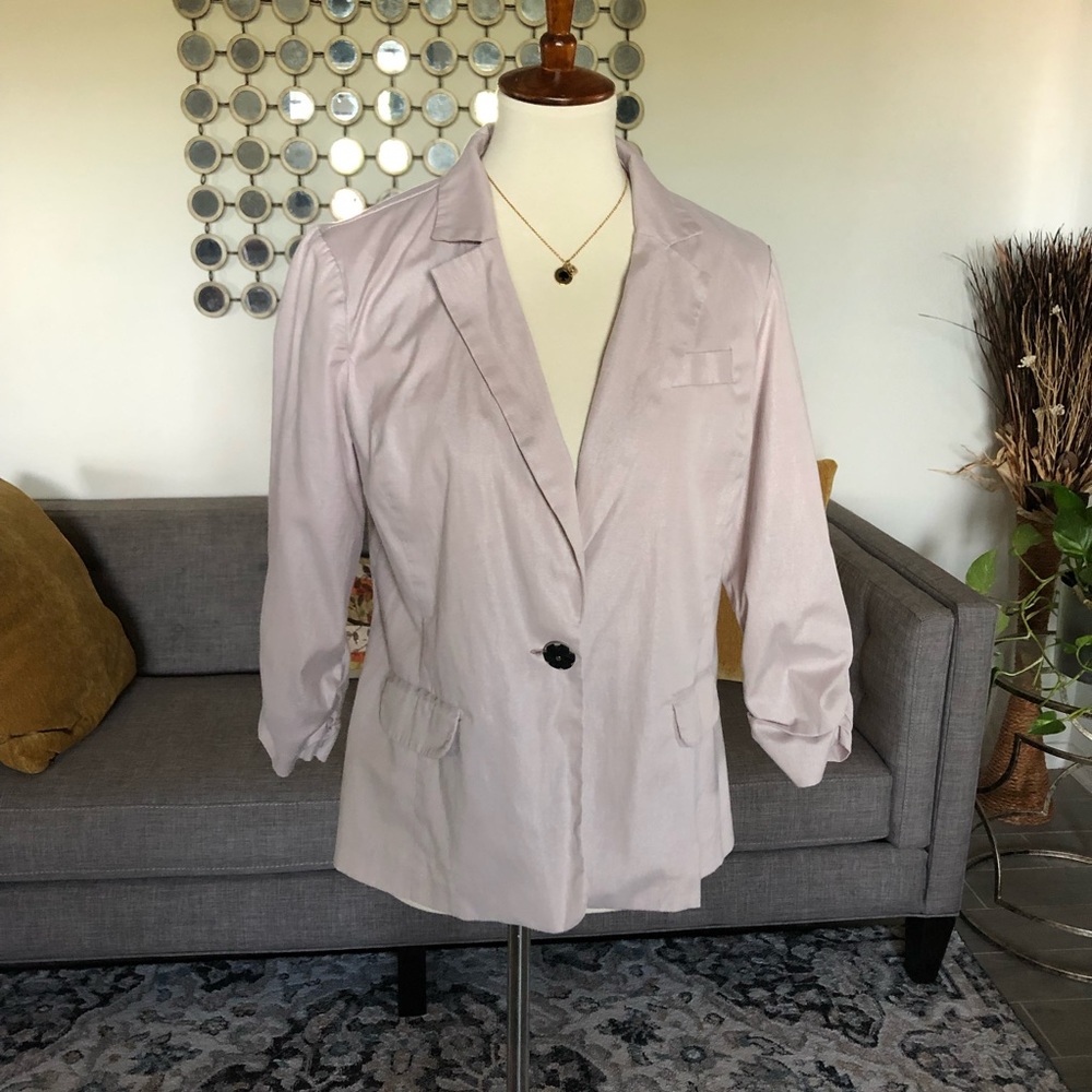 Charlotte Russe Champagne Blazer